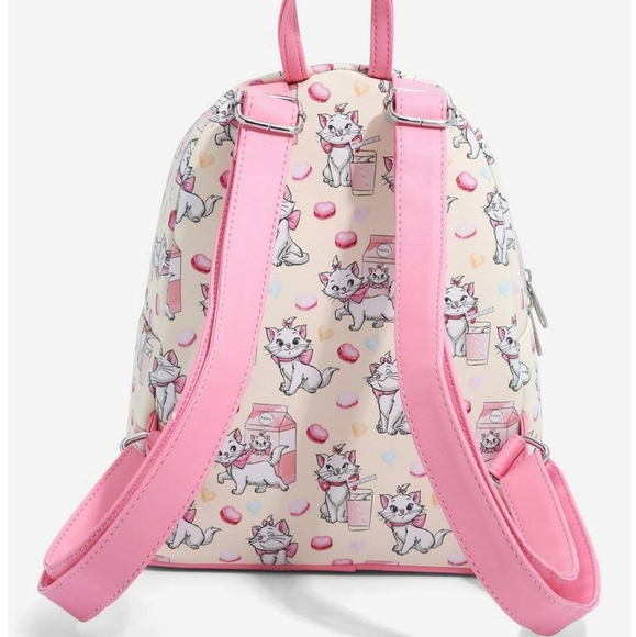 NWT Loungefly Aristocats Marie mini backpack and cardholder - Picture 6 of 16